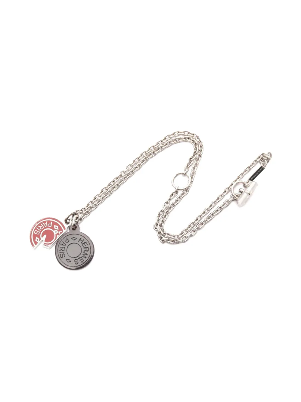 Hermès Pre-Owned 2010s Carrousel necklace | Silver | Image 1
