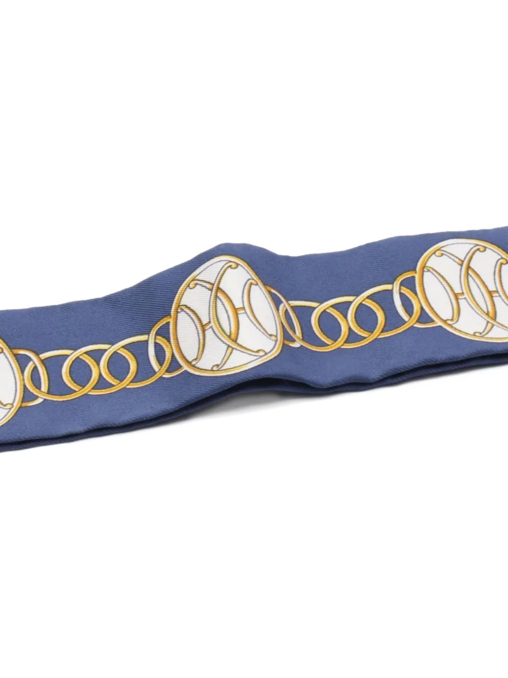 Pre-owned Hermes 2020s Lift Profile Scarf In Blue
