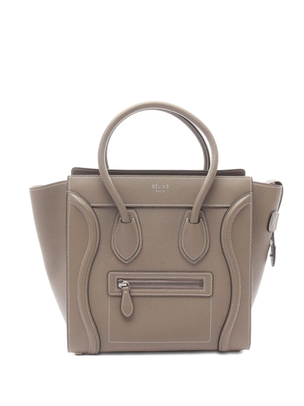 Celine Pre-Owned 2010s micro Luggage tote bag | Brown | Image 1