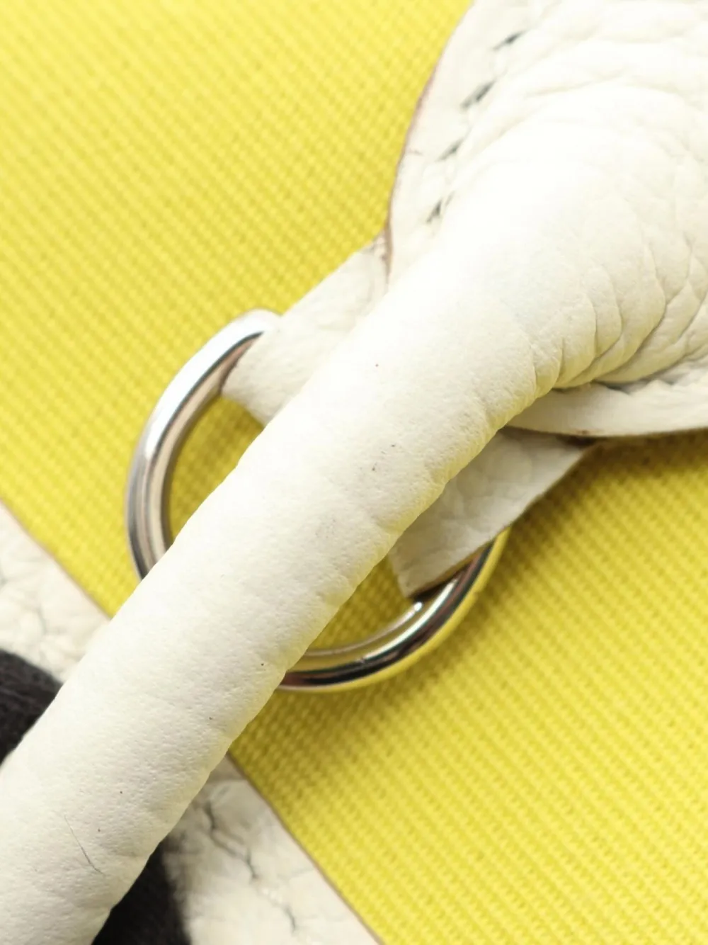 Pre-owned Hermes 2020 Garden File Pm Handbag In Yellow