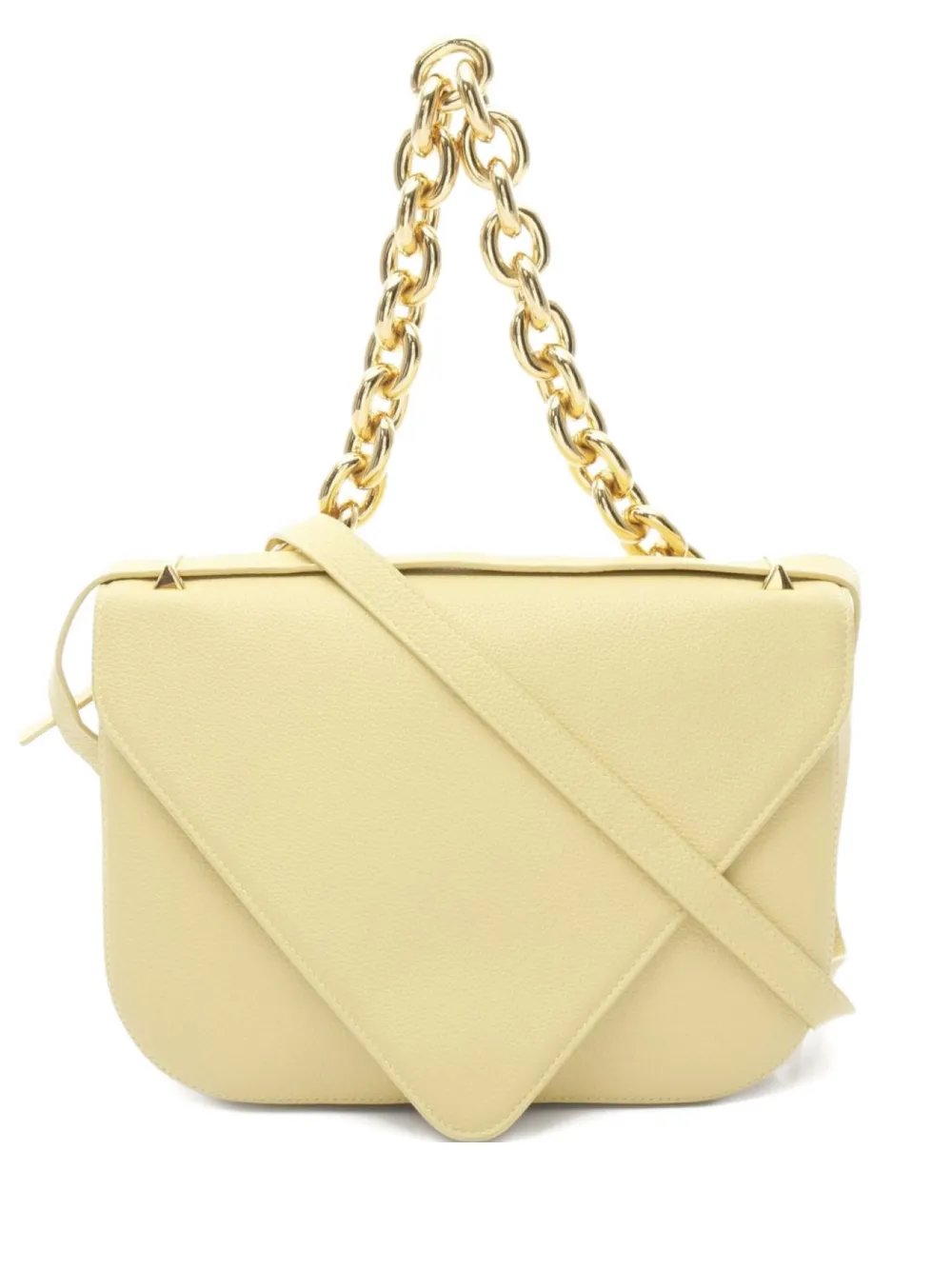 Bottega Veneta Pre-Owned 00s Mount chain-strap shoulder bag | Yellow | Image 1