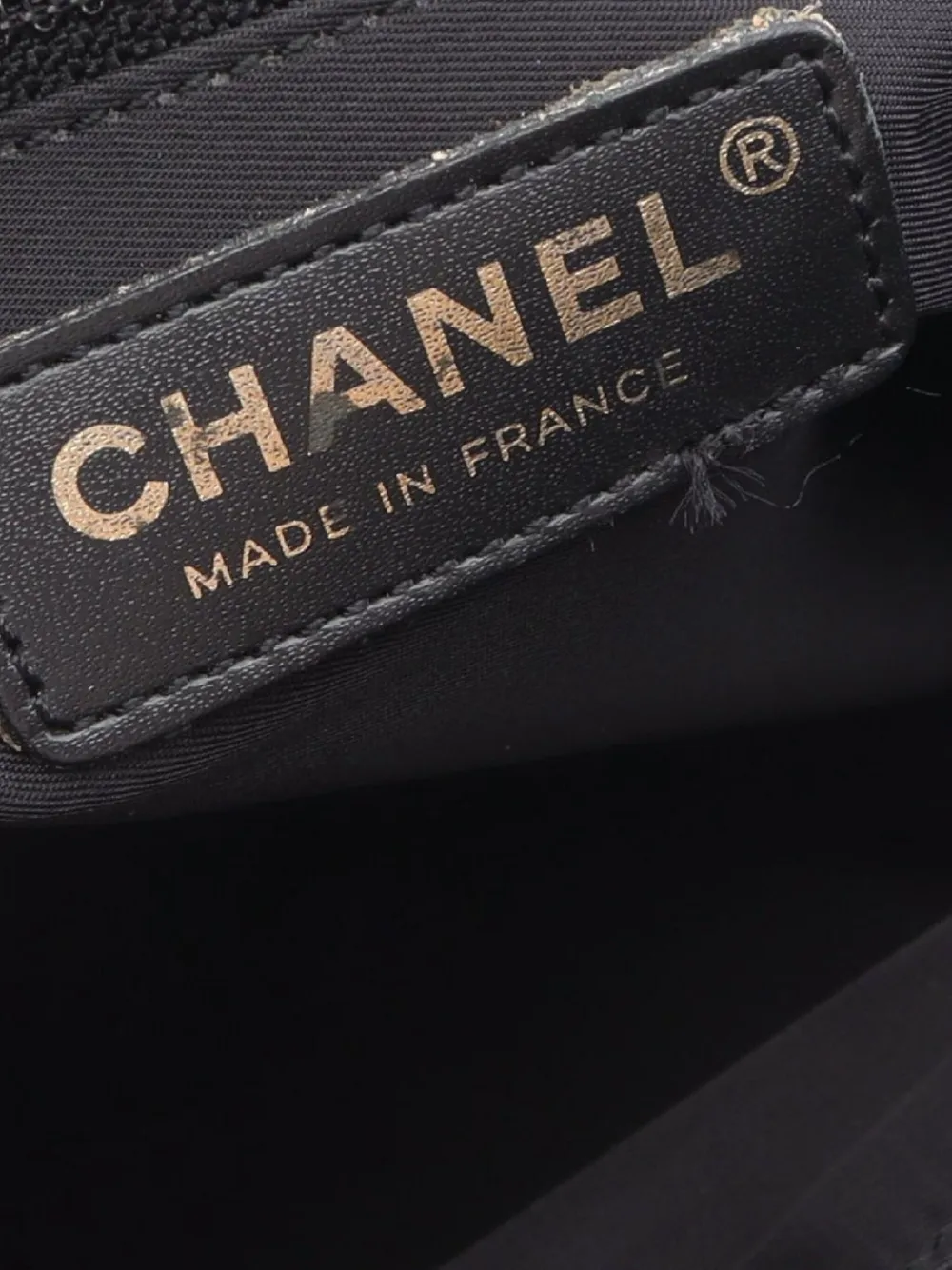 Pre-owned Chanel 2003-2004 New Travel Line Pm Tote Bag In Black