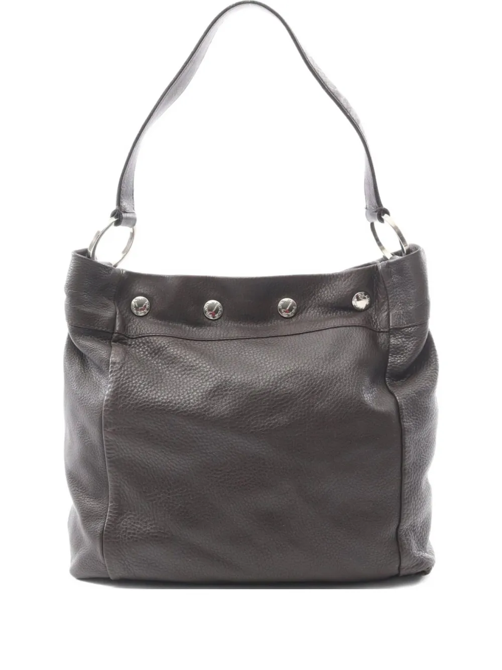 Prada Pre-Owned 2000s レザーショルダーバッグ - ブラウン Prada Pre-Owned 2000s レザーショルダーバッグ - ブラウン