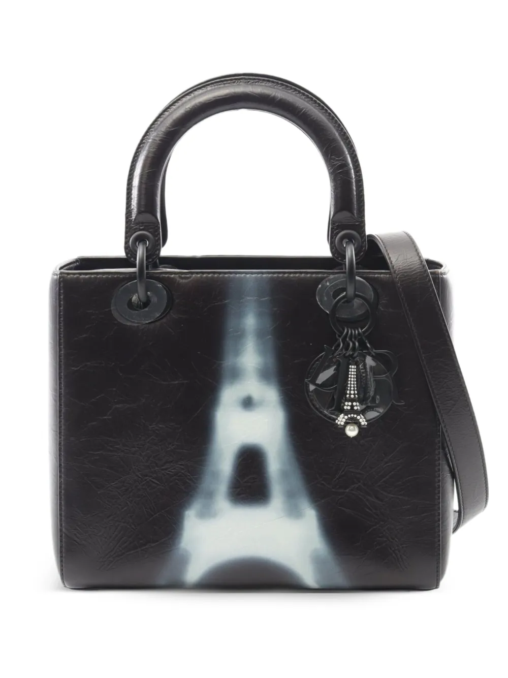 Christian Dior Pre-Owned 2010s Lady Dior handbag | Black | Image 1