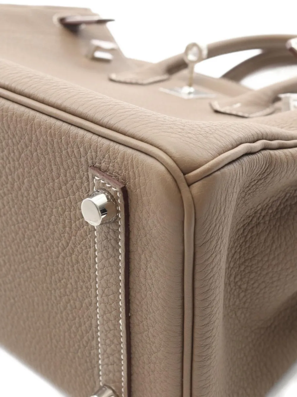 Pre-owned Hermes 2025 Birkin 25 Togo Handbag In Brown