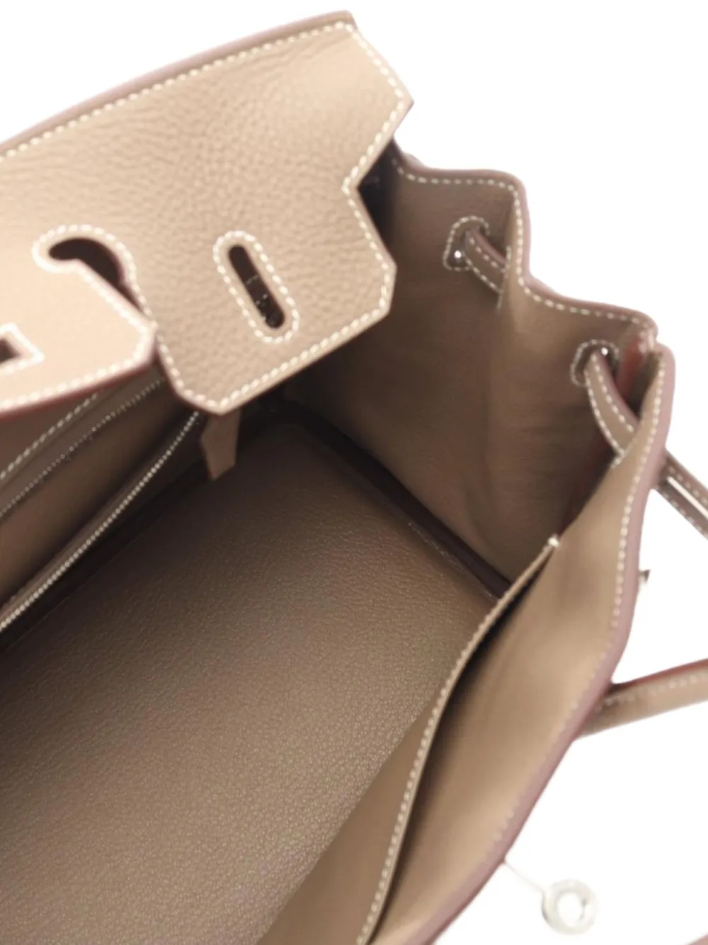 Pre-owned Hermes 2025 Birkin 25 Togo Handbag In Brown