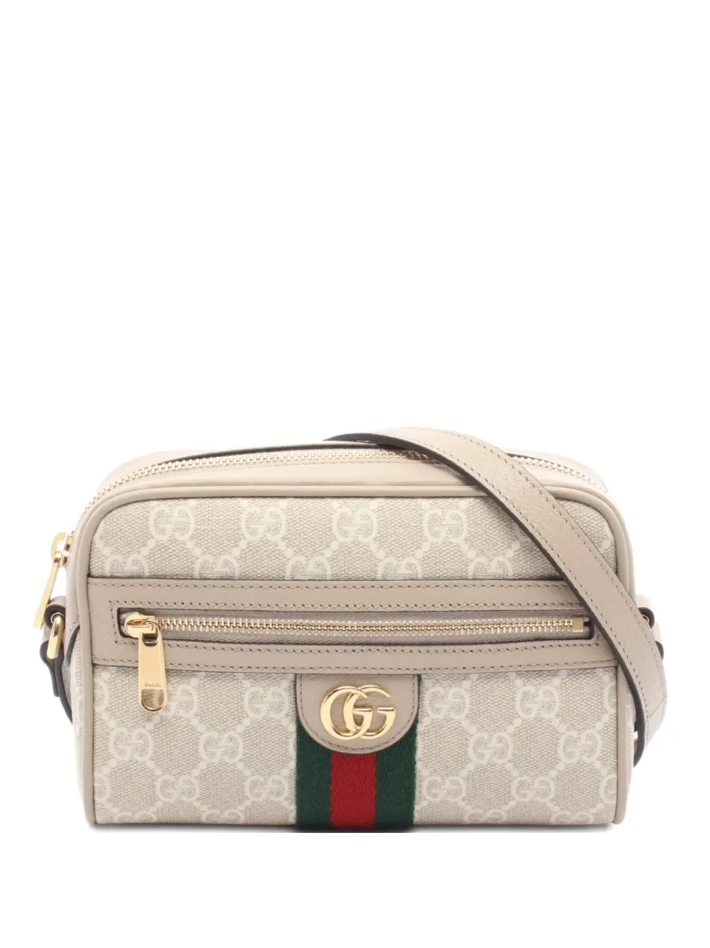 Gucci Pre-Owned 2020s GG Supreme mini shoulder bag | Neutrals | Image 1