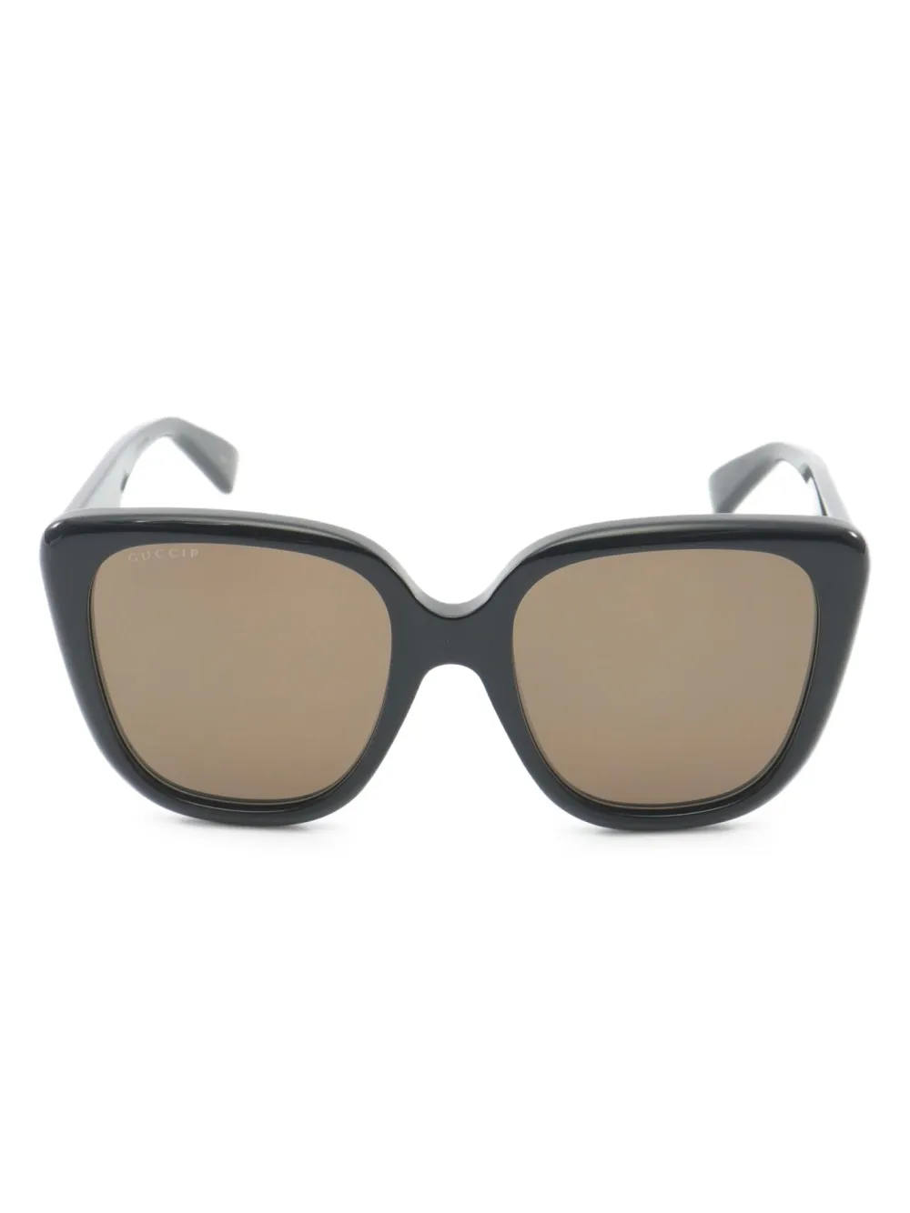 Gucci Pre-Owned 20s square-frame tinted sunglasses | Black | Image 1