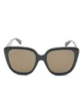 Gucci Pre-Owned 20s square-frame tinted sunglasses - Black