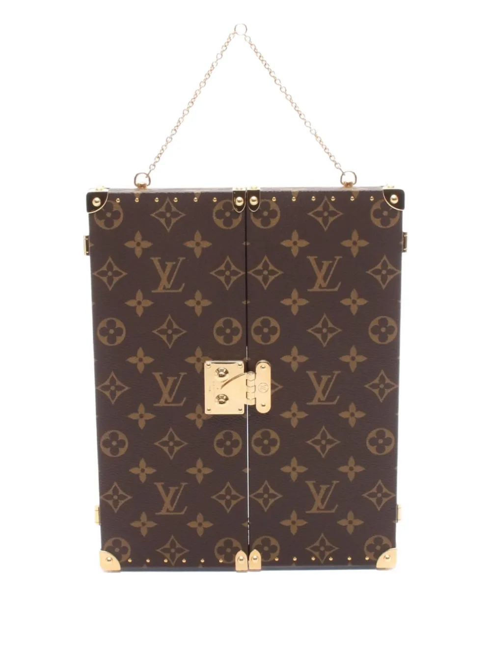 Louis Vuitton Pre-Owned 2010s Home ミラートランク - ブラウン Louis Vuitton Pre-Owned 2010s Home ミラートランク - ブラウン