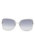 Gucci Pre-Owned 20s GP butterfly-frame sunglasses - Gold