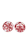 Hermès Pre-Owned 2010s Gadalquivir patterned plate set (set of two) - White