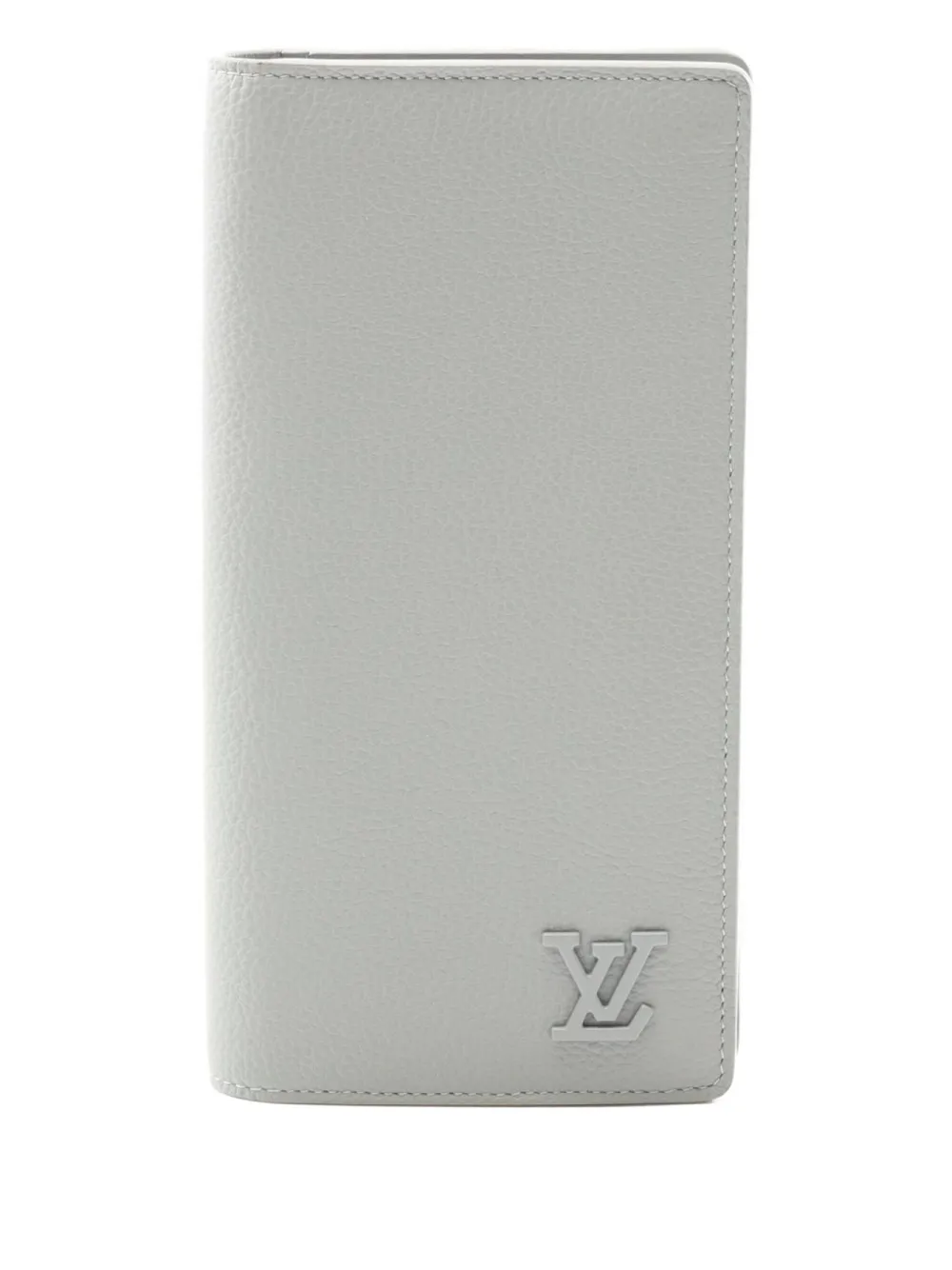 Louis Vuitton Pre-Owned 2021 logo-plaque leather wallet | Grey | Image 1