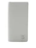 Louis Vuitton Pre-Owned 2021 logo-plaque leather wallet - Grey