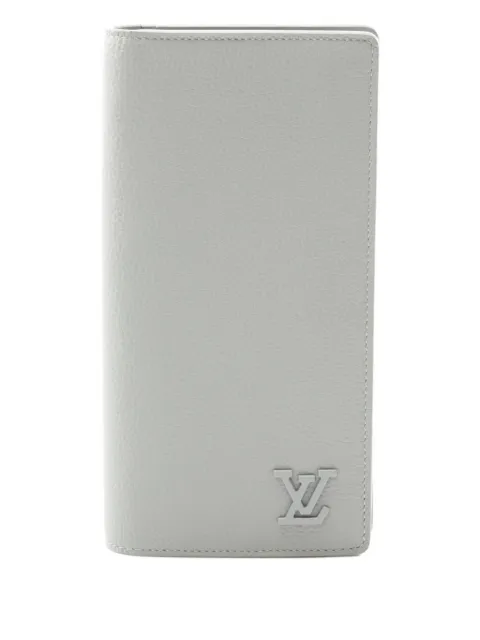 Louis Vuitton Pre-Owned 2021 logo-plaque leather wallet