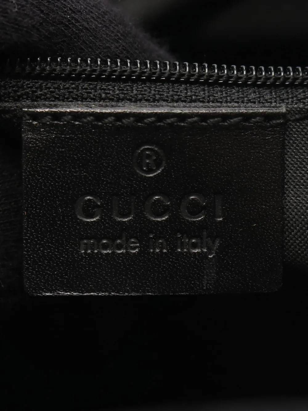 Pre-owned Gucci 2000's Gg-pattern Tote Bag In Black