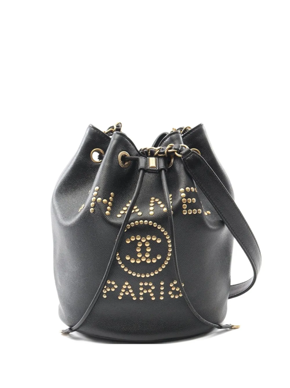 CHANEL Pre-Owned 2019 Deauville bucket bag | Black | Image 1