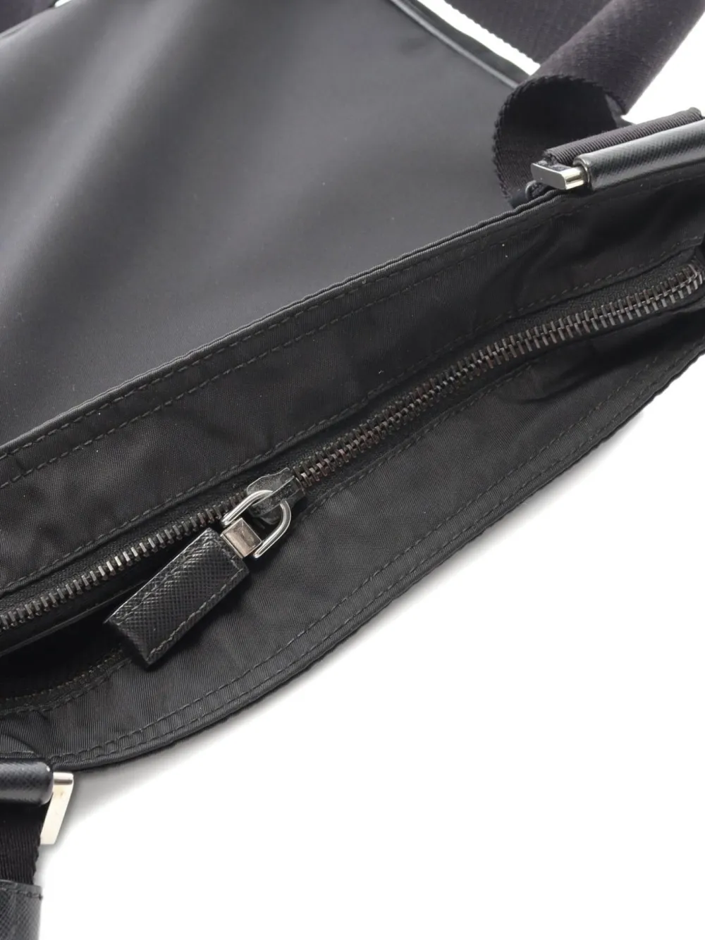 Pre-owned Prada 2010s Nylon Shoulder Bag In Black