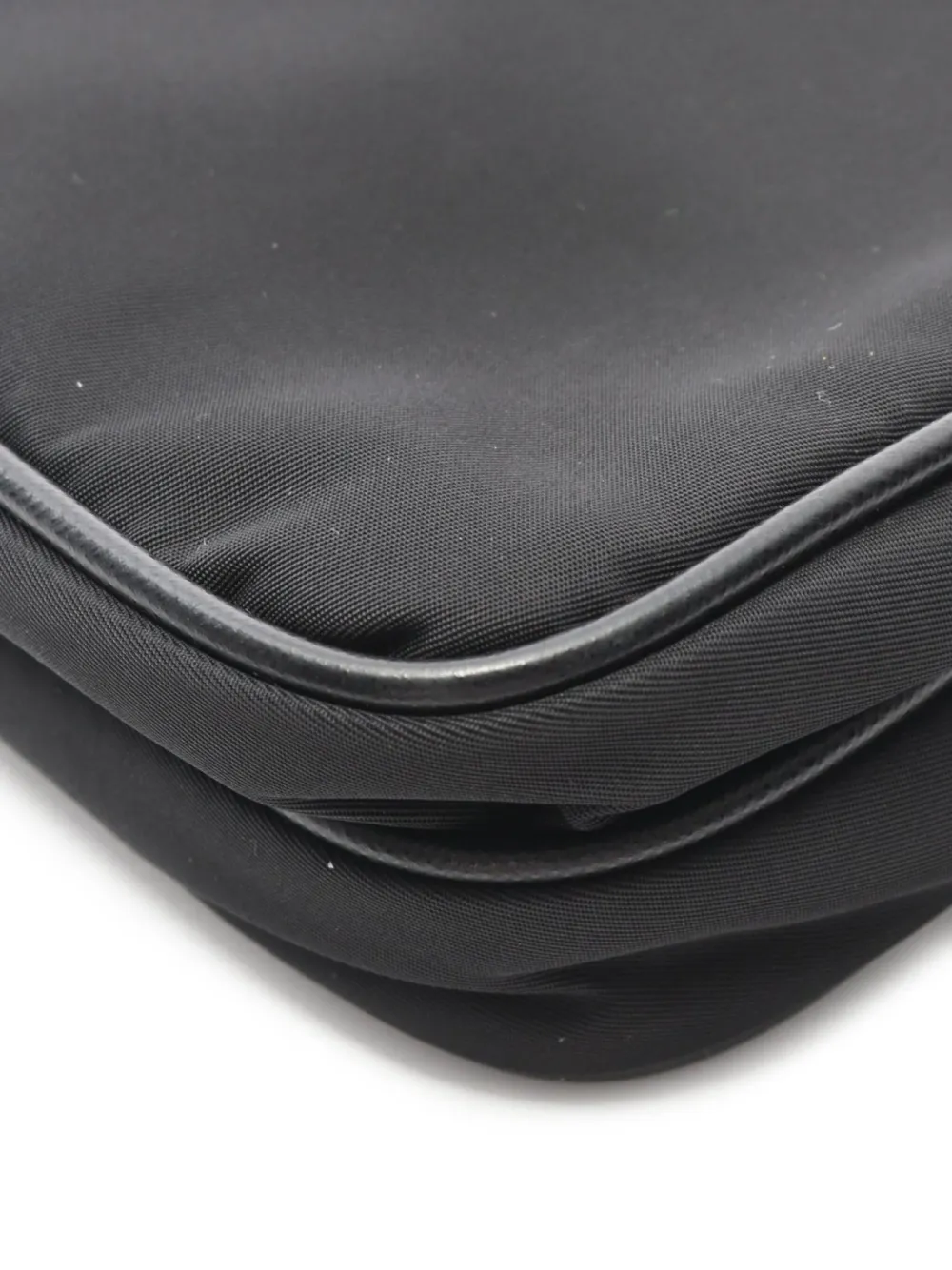Pre-owned Prada 2010s Nylon Shoulder Bag In Black