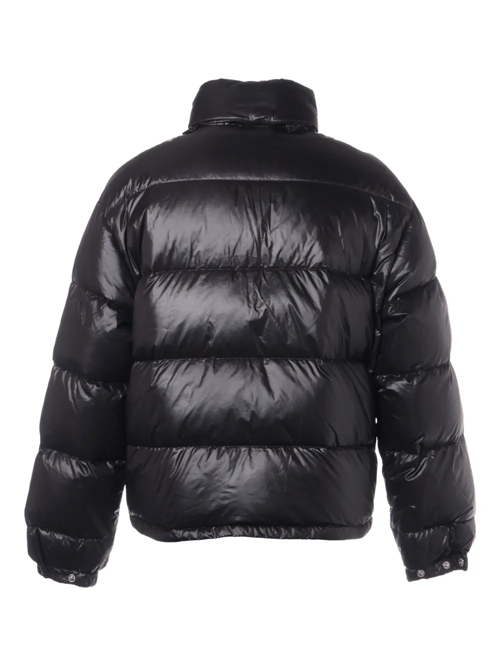 Pre-owned Prada 2022 Logo-detail Down Jacket In Black