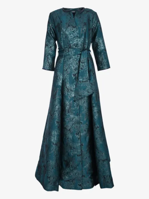 Baruni Elham button-embellishment maxi dress