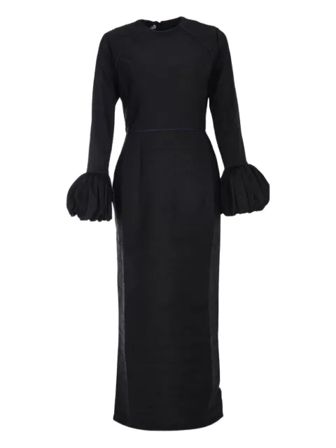 Baruni Talia ruffle-cuffs maxi dress