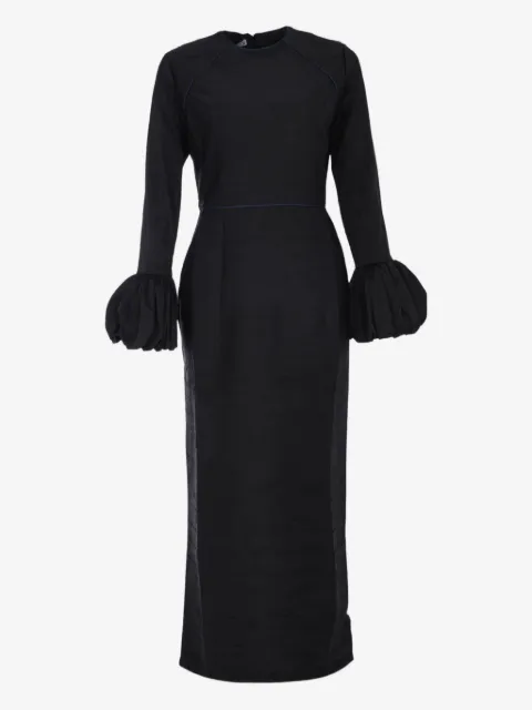 Baruni Talia ruffle-cuffs maxi dress