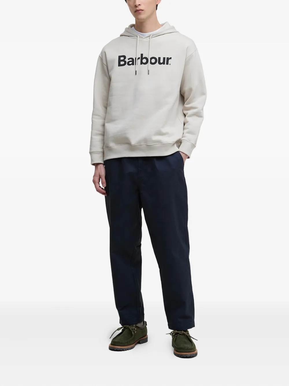 Barbour logo-print cotton hoodie | Hoodies | Image 2