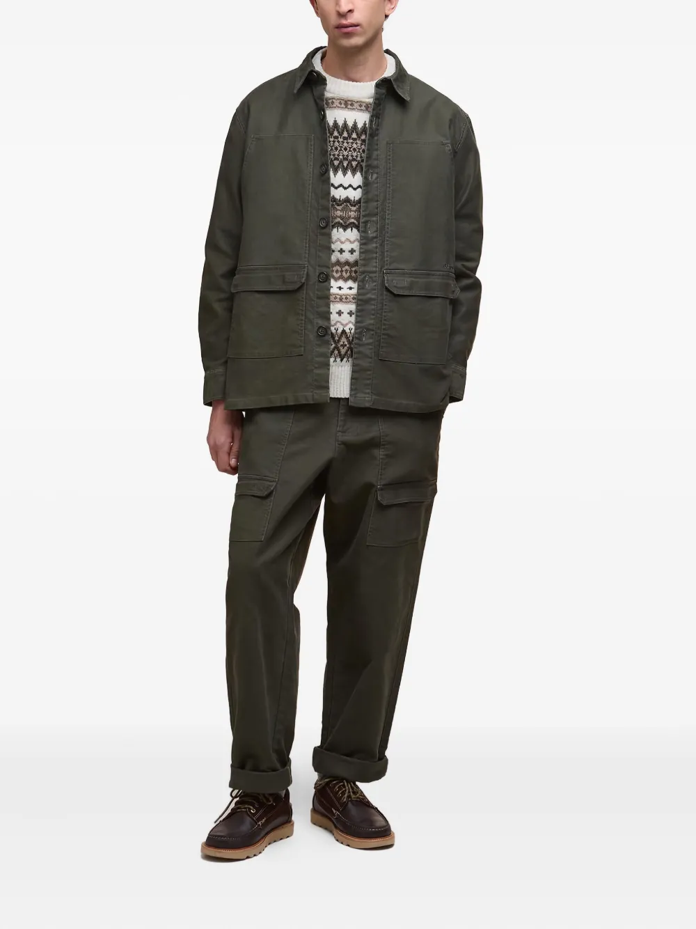 Barbour cargo pocket trousers - Groen
