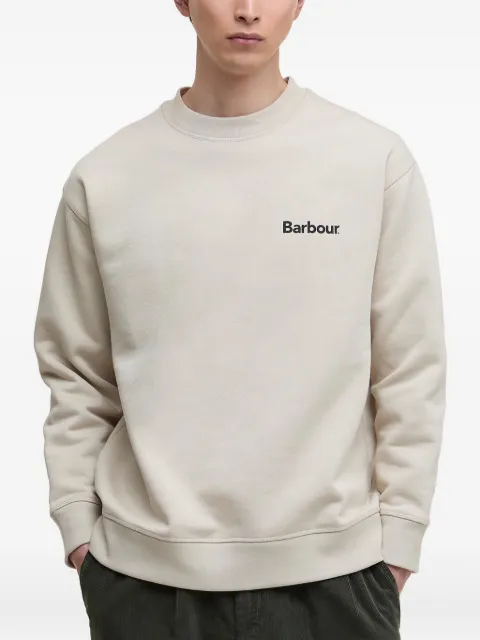 Barbour logo-print crew-neck sweatshirt