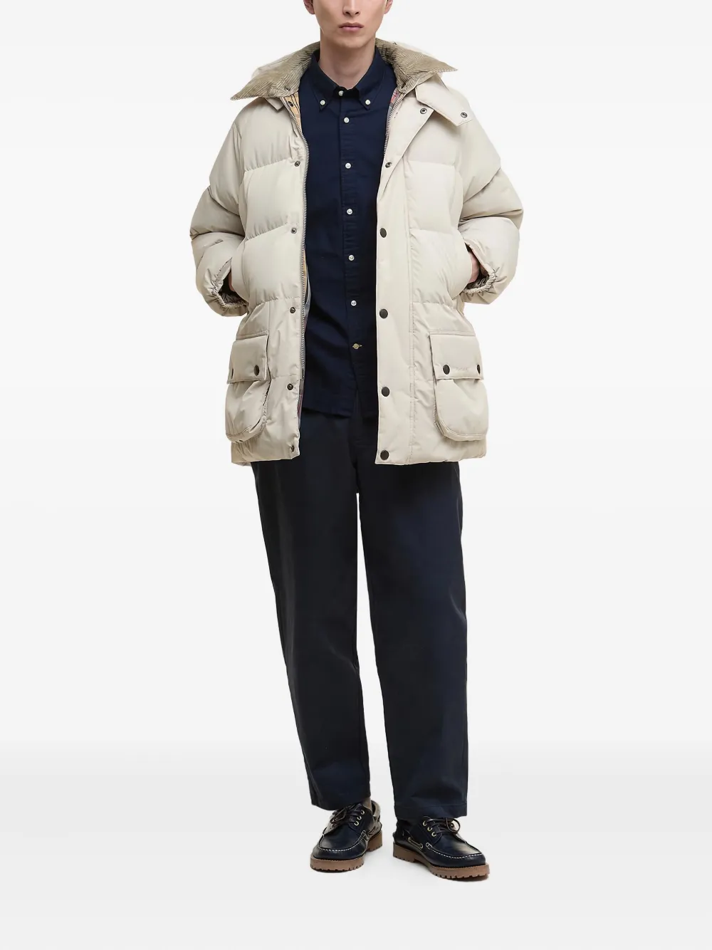Barbour Beaufort quilted corduroy-collar jacket | Hooded Jackets | Image 2