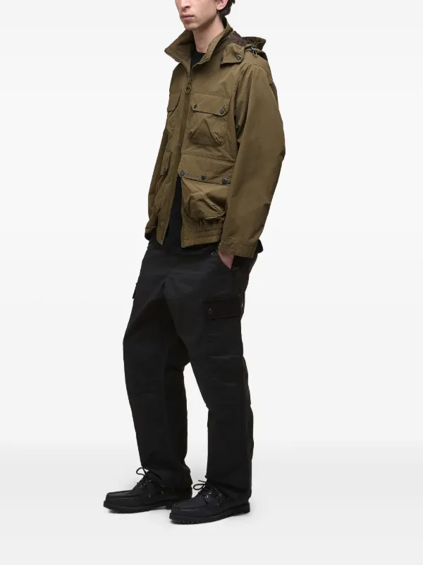Barbour Flight Bedale Hooded Jacket | Green | FARFETCH