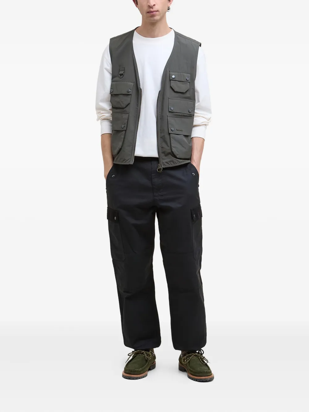 Barbour Utility Editor multi-pocket gilet | Waistcoats & Gilets | Image 2