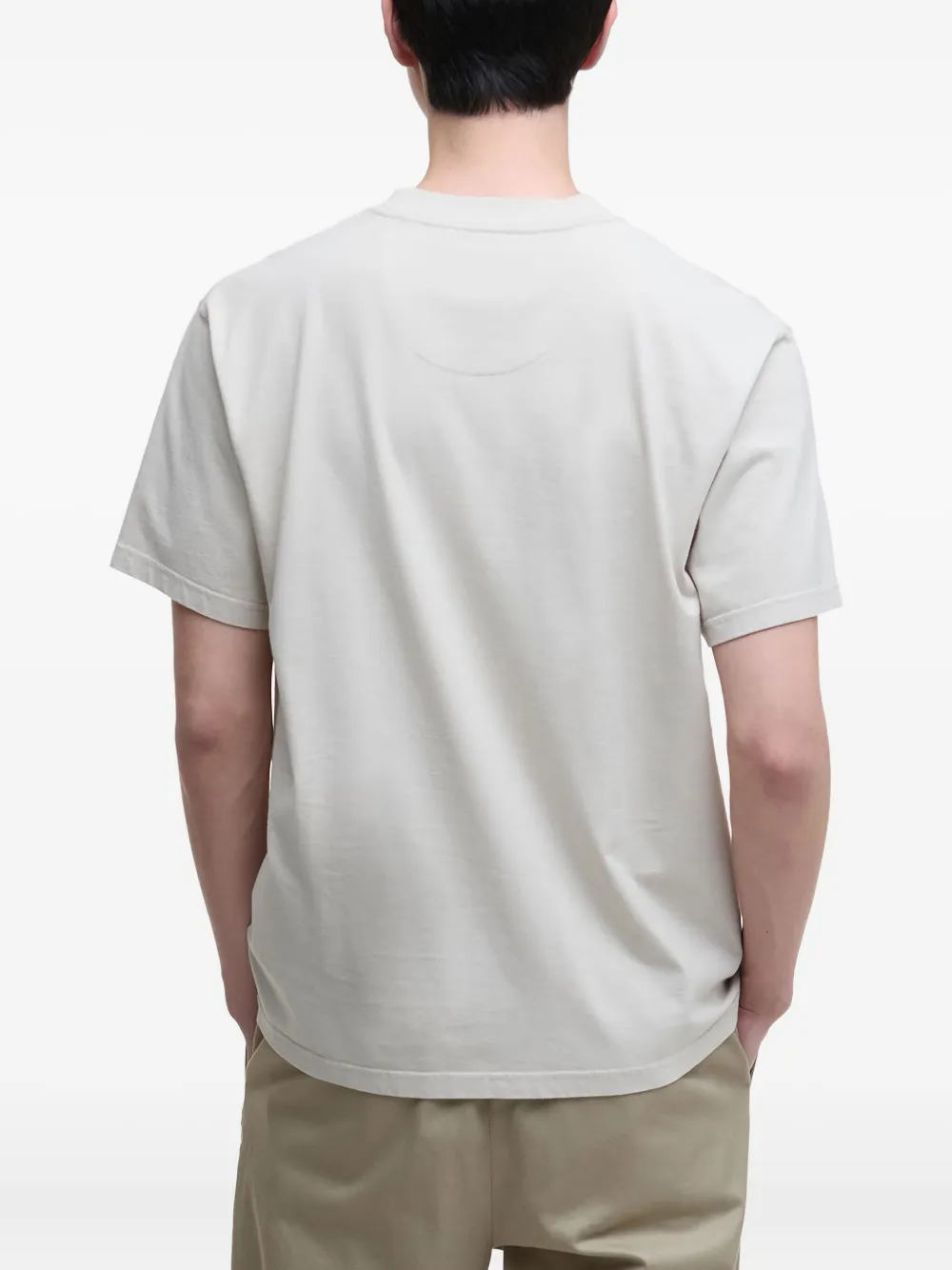 Barbour Logo-print T-shirt In Neutral