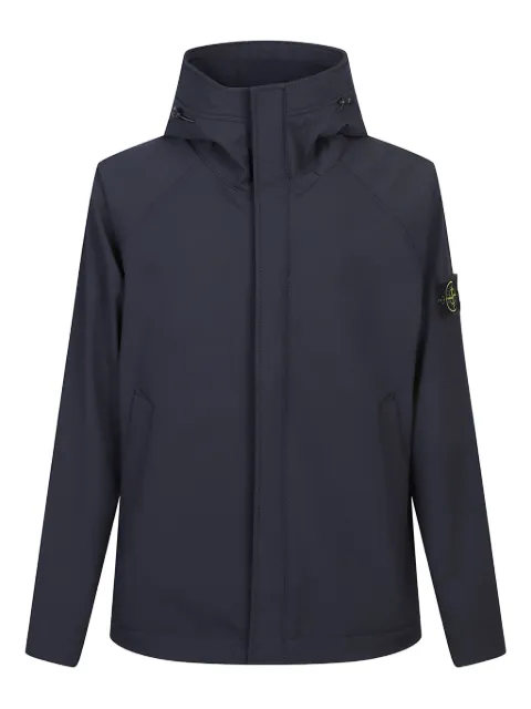 Stone Island hooded raglan-sleeve jacket