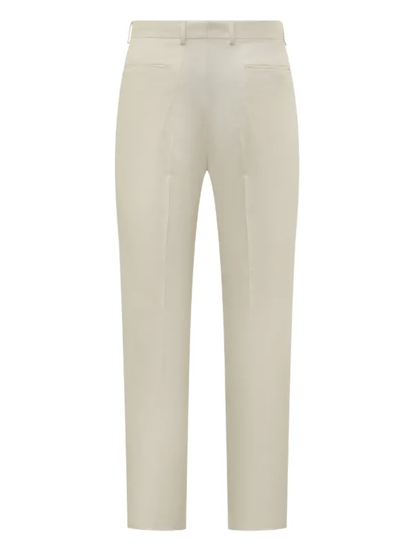 Zegna プリーツ パンツ | ニュートラル | FARFETCH JP