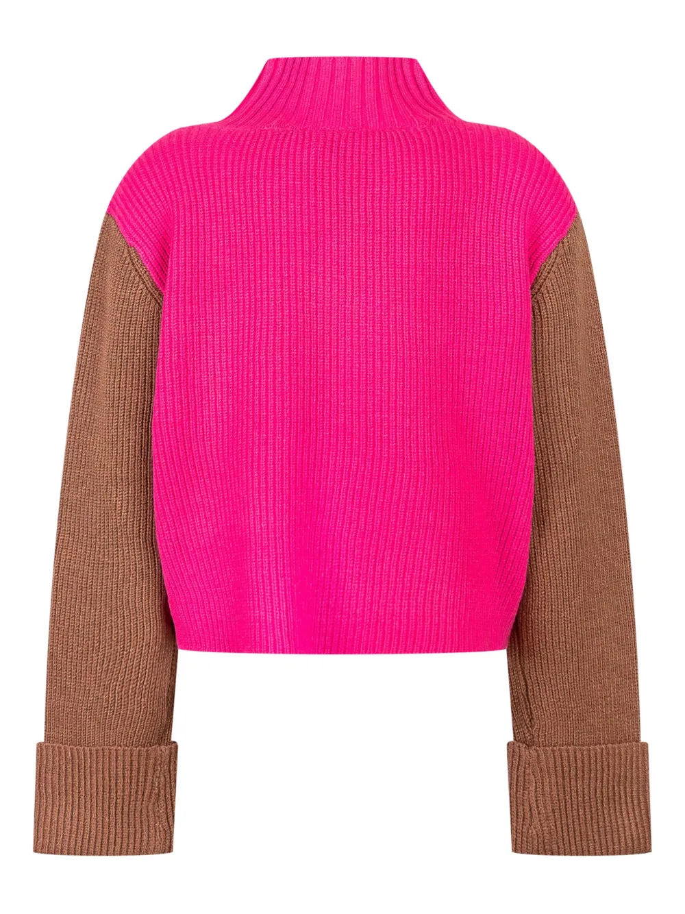 Colour Block Cuffed Sweater