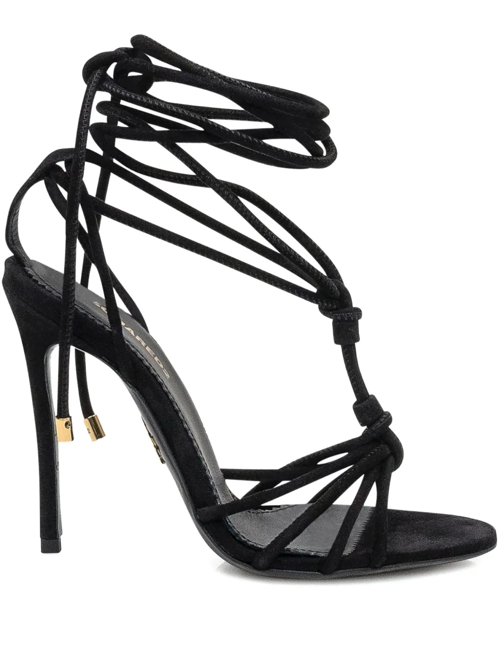 DSQUARED2 lace-up stiletto-heeled sandals Black