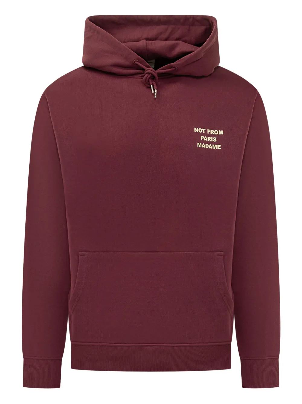 Drôle De Monsieur slogan-print hoodie | Red | Image 1