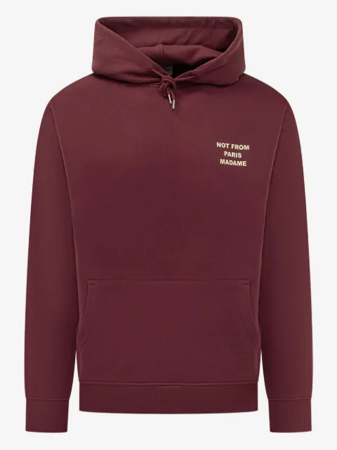 Drôle De Monsieur slogan-print hoodie