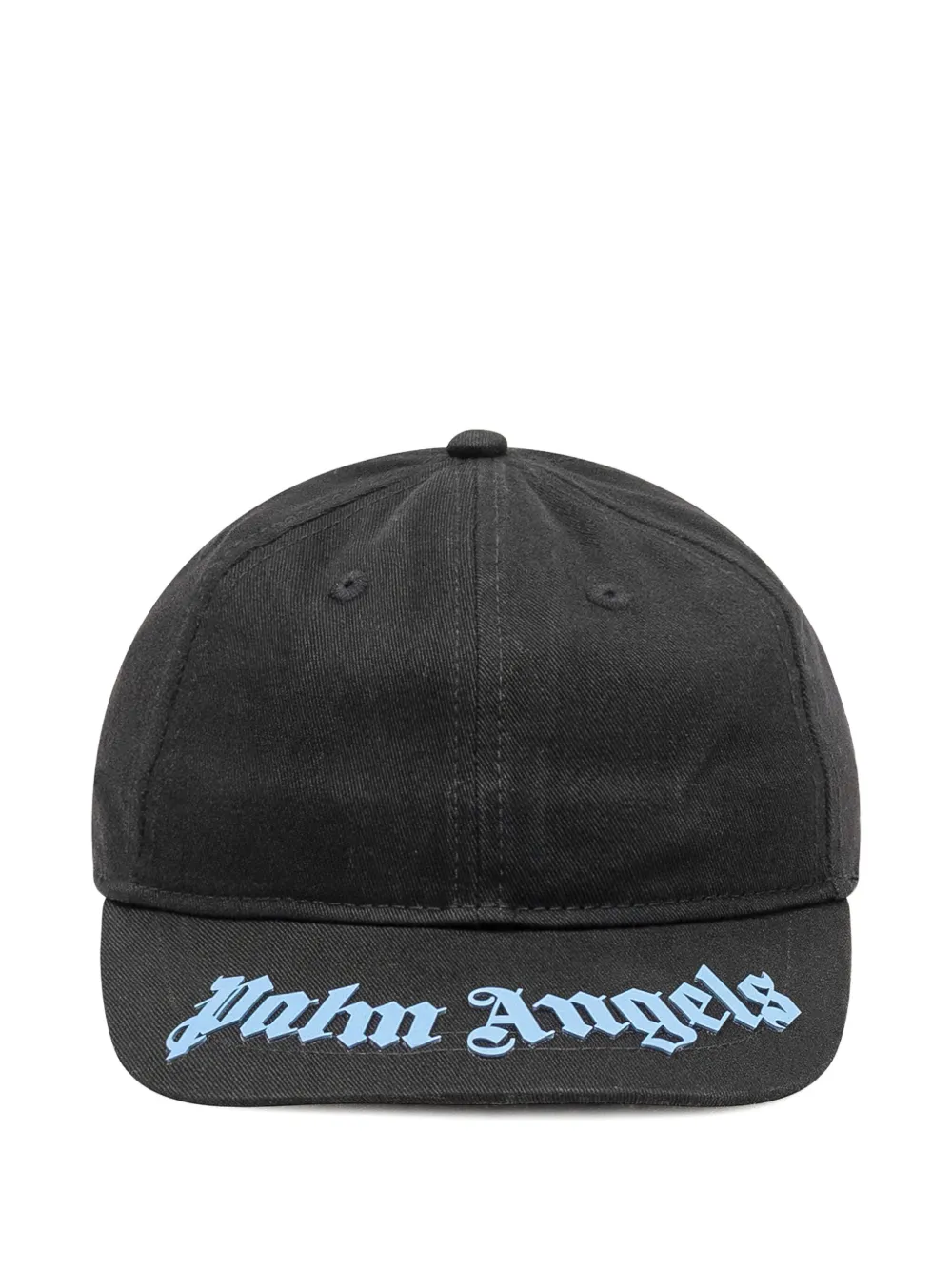 Palm Angels Kids logo-print cap - ブラック Palm Angels Kids logo-print cap - ブラック