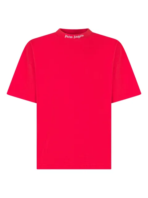 Palm Angels Kids playera manga corta con logo estampado