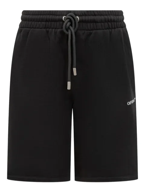 Off-White scribble-print track shorts