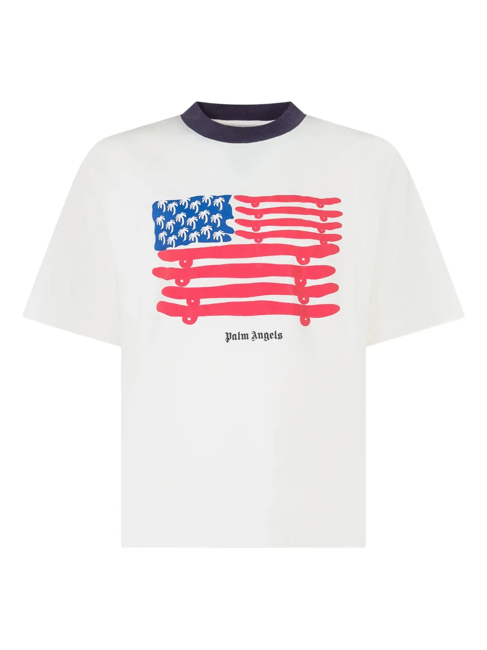 Palm Angels Kids graphic-print t-shirt | White | Image 1