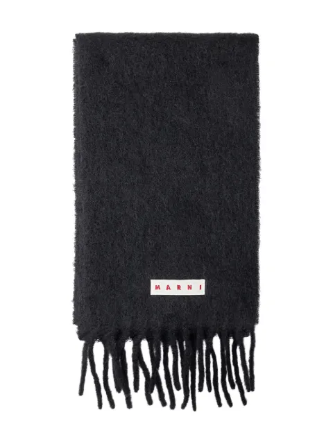 Marni fringed wool scarf