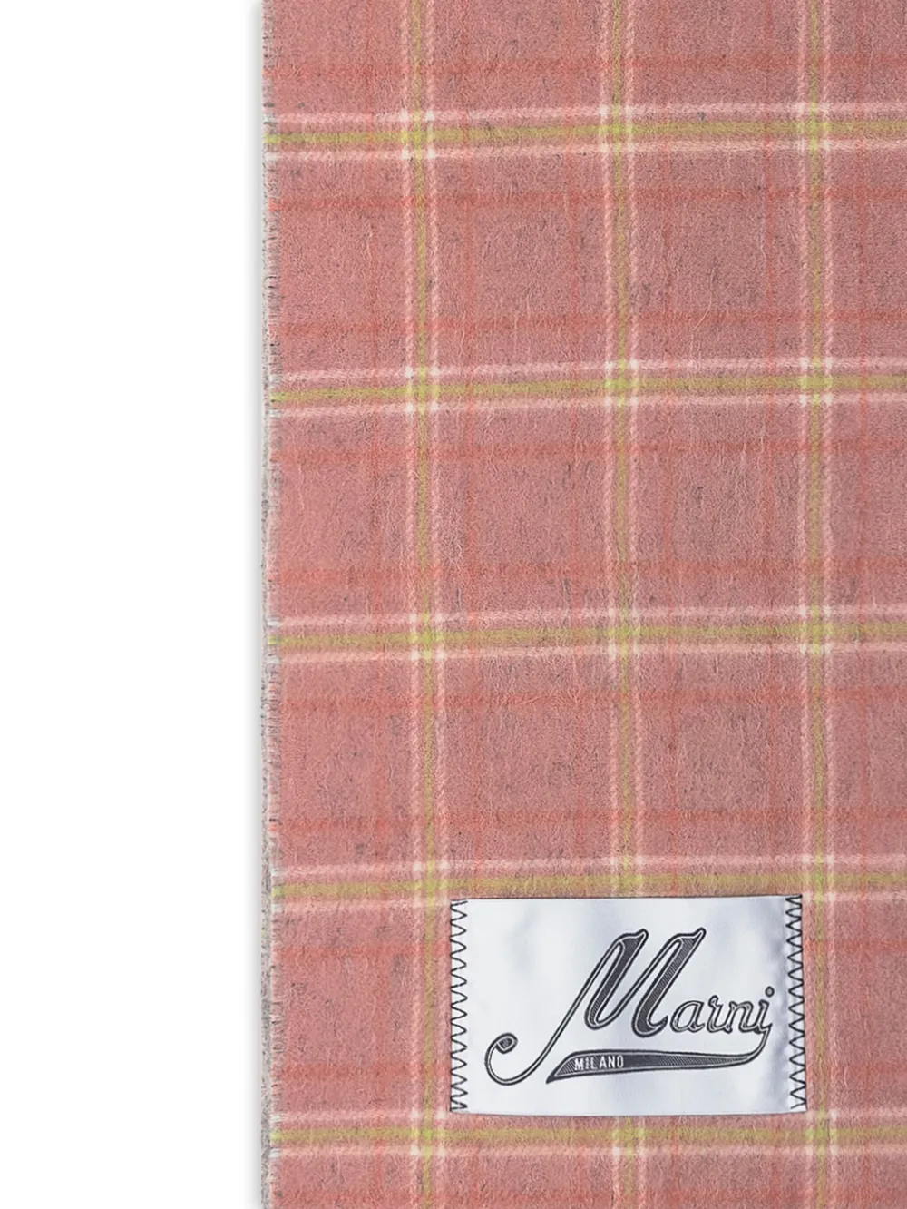 Marni checked fringed scarf | Image 2