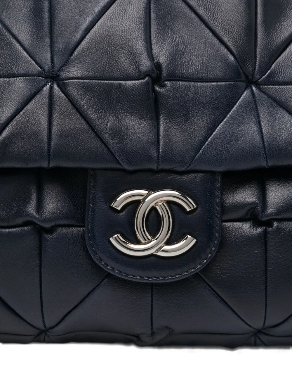 CHANEL Pre-owned Jumbo Classic Flap Shoulder Bag In Blue
