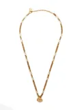 Christian Dior Pre-Owned 1980-1990 logo-pendant necklace - Gold