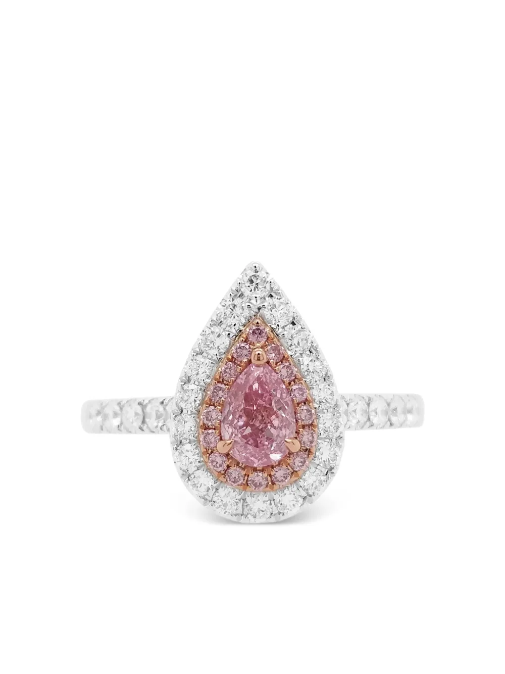 HYT Jewelry 18K white and rose gold diamond ring | Image 1