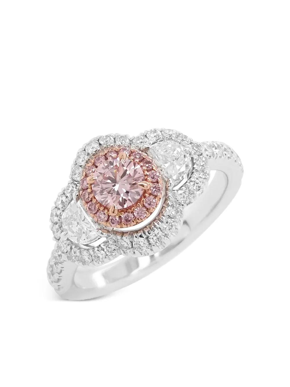 HYT Jewelry 18K yellow and white diamond ring | White | Image 1